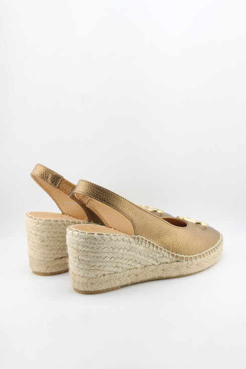 Nivel Embellished Slingback Espadrille Wedges